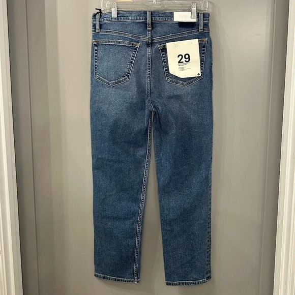 NWT REDONE 70s Stove Pipe Jeans Button Fly Size 29 Western Blue - Picture 4 of 7